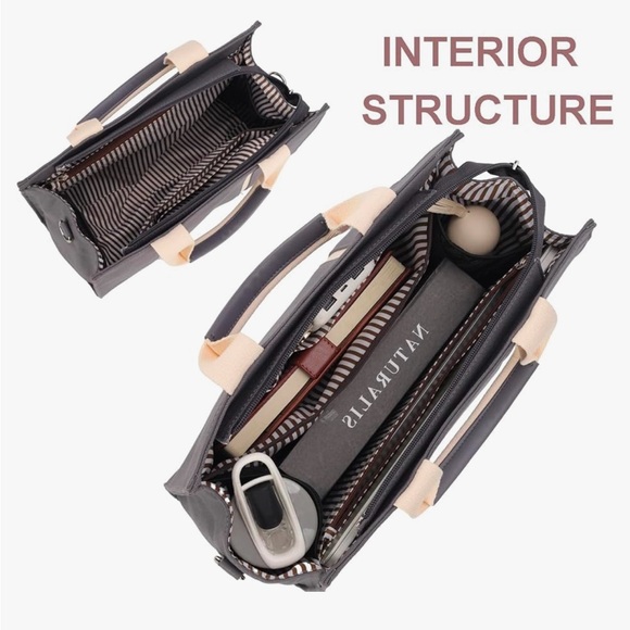 EUC - Canvas Tote Purse - Picture 6 of 8